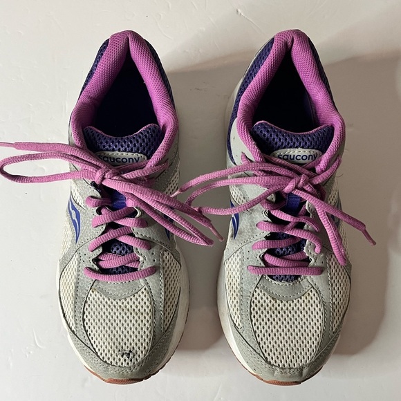 Saucony Women’s Lexicon 2 Running Shoes Gray Purple Size 7.5 Athletic Sneakers - Picture 12 of 14